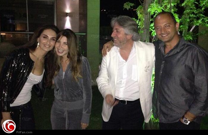 فادي الهاشم وجمال فياض مع نانسي عجرم