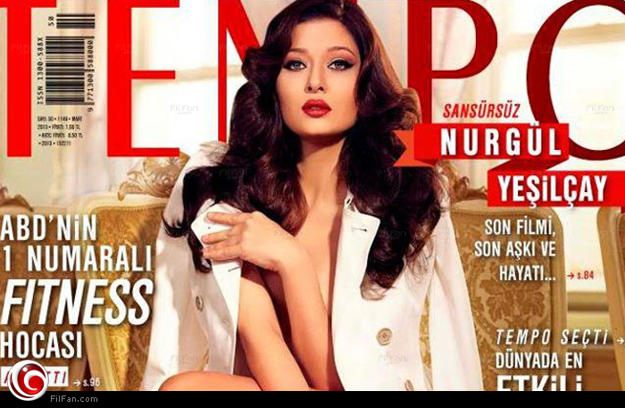 مرام التركية تتعري لمجلة Tempo لتسويق فيلمها الجديد