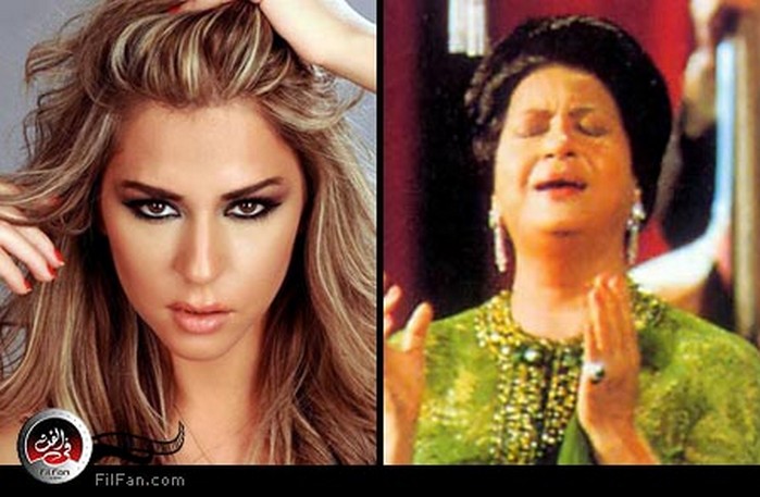 نانسي وأم كلثوم