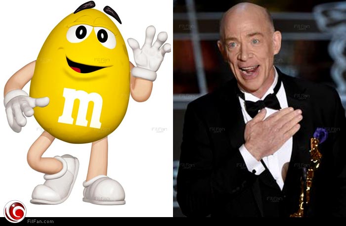 جي كي سيمنس قدم الأداء الصوتي لحلوى &quot;m&amp;m&quot;