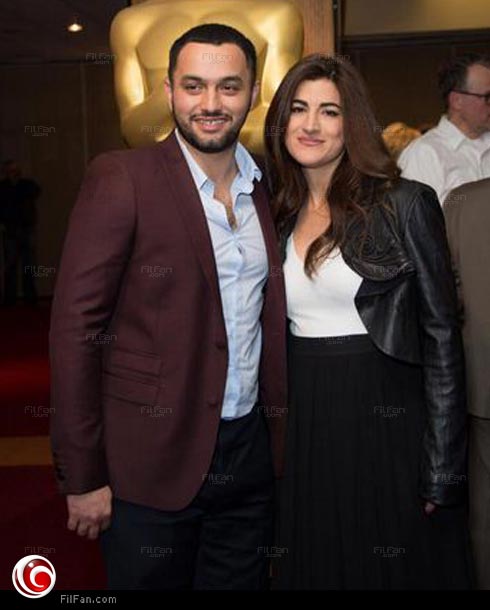 مخرجة فيلم &quot;الميدان&quot; نادين نجيم في حفل الأوسكار 2014