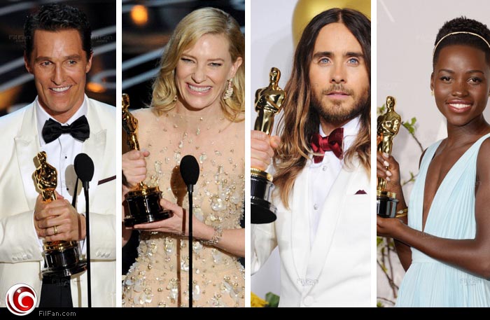 أبرز الفائزين بجوائز الأوسكار في نسختها الـ86