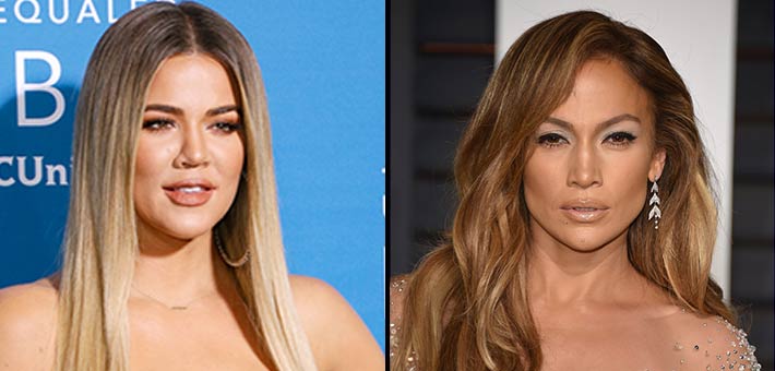 جينيفر لوبيز وكلوي كارداشيان