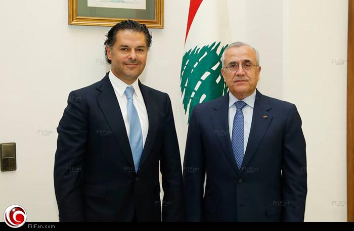 راغب مع الرئيس اللبناني