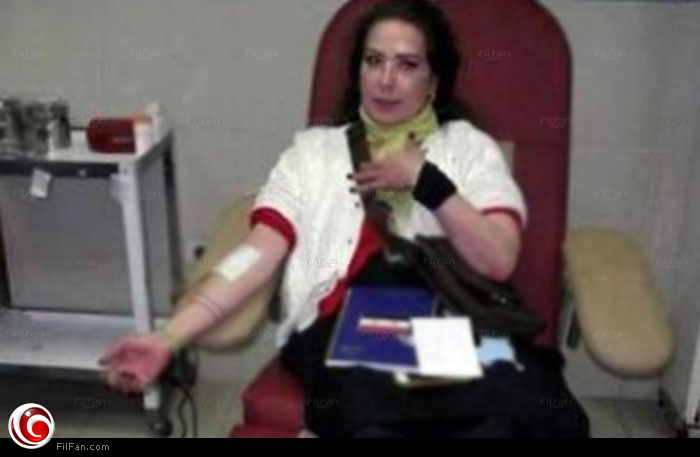 رغدة تتبرع بالدم