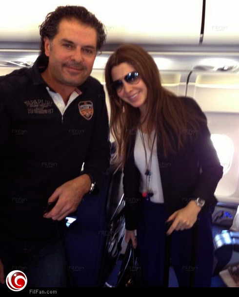 نانسي وراغب يصلان بيروت من أجل Arab Idol