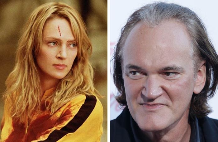 كوينتن تارانتينو وأوما ثورمان