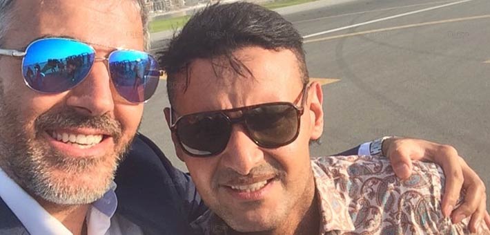 بارفيز &quot;شبيه جورج كلوني&quot; مع رامز جلال في &quot;رامز واكل الجو&quot;