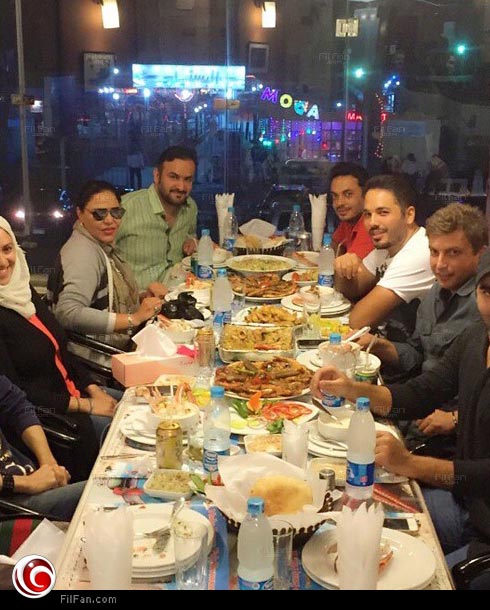 رامي عياش برفقة أحلام وزوجها