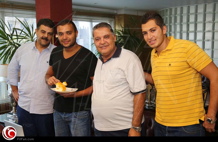 صورة من لقاء رامي صبري مع محسن جابر