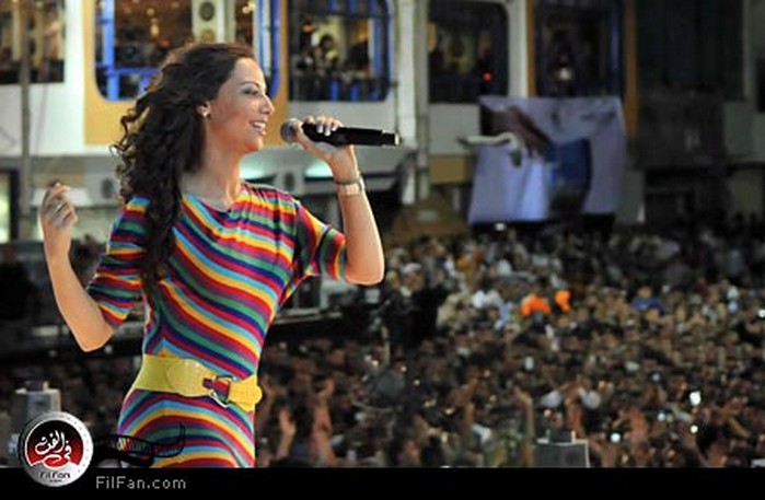 راندا في حفل افتتاح دورة الاسكواش بالغردقة