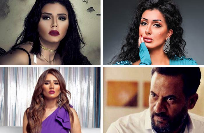 غادة عبد الرازق ورانيا يوسف وماجد المصري وزينة 