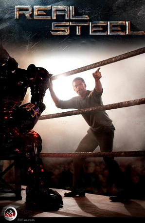 الملصق الدعائي لـ&quot;ريل ستيل&quot;&lt;br&gt;
