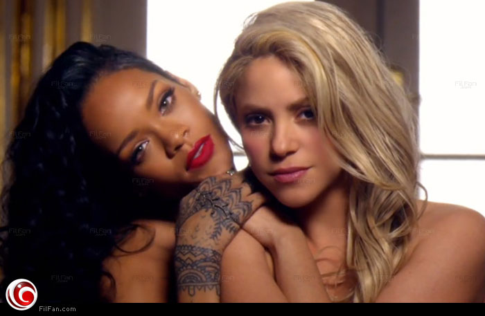 شاكيرا وريانا في كليب Can&#39;t Remember to Forget You