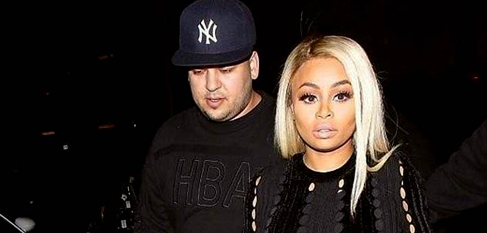 روب كاردشيان وبلاك شاينا