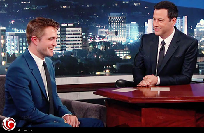 روبرت باتينسون مع جيمي كيميل