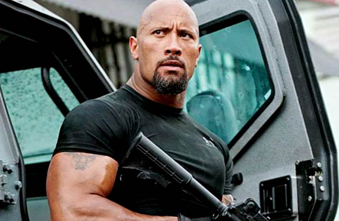 &quot;الصخرة&quot; دوين جونسون في لطقة من Fast &amp; Furious