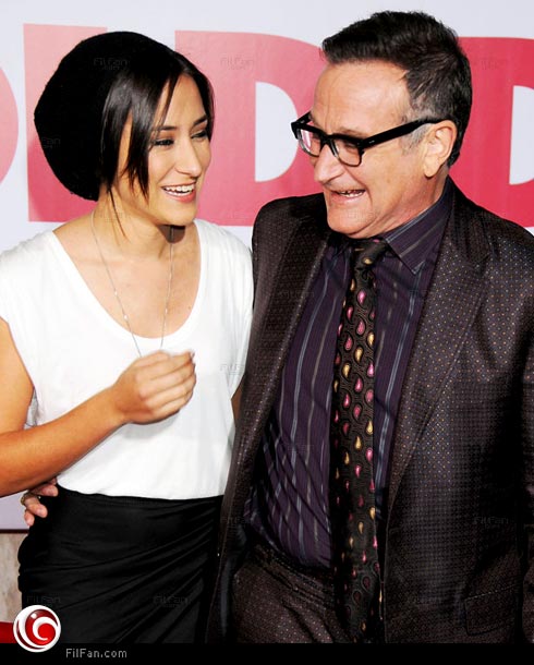 روبن ويليامز مع ابنته