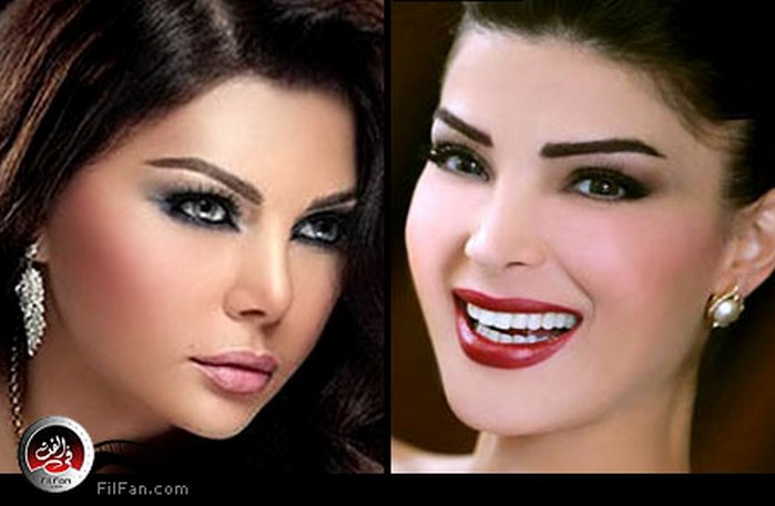  دينا حايك وهيفاء وهبي