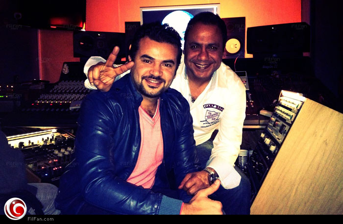 سامو وأمير في الاستوديو