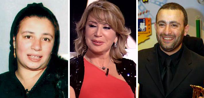 إيناس الدغيدي وأحمد السقا وعبلة كامل