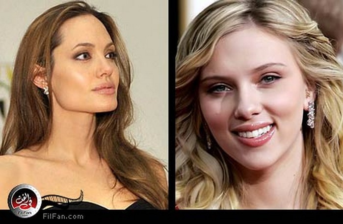 سكارليت جوهانسون وأنجلينا جولي 