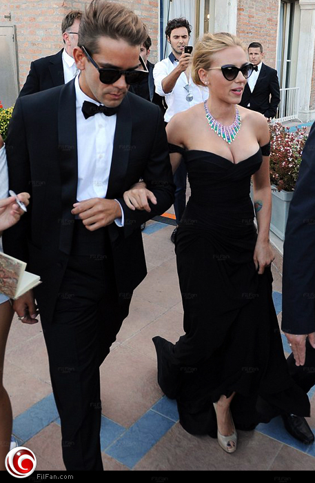 سكارليت يوهانسون وخطيبها