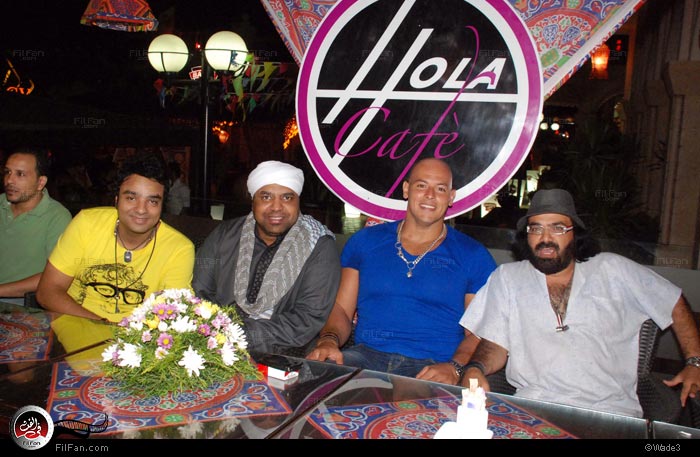 أبو الريش وتهامي ومتقال ومنعم في الاحتفال