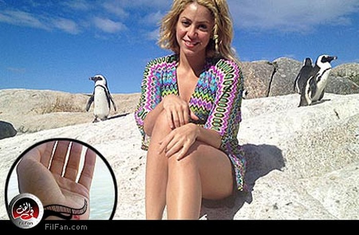 شاكيرا في جنوب إفريقيا بعد الإصابة