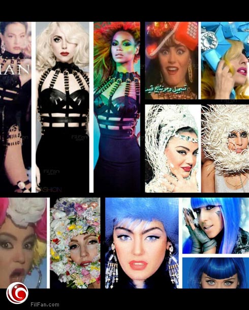 ليدي جاجا تقلد شيريهان