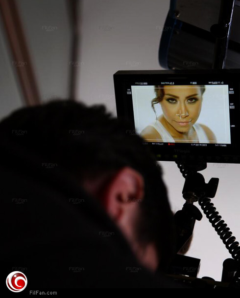 صورة لشيرين من كواليس كليب &quot;كلي ملكك&quot;