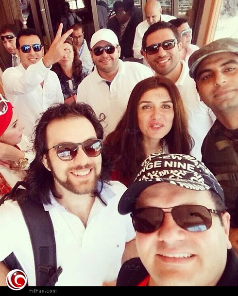 Selfie النجوم في افتتاح مشروع قناة السويس الجديد