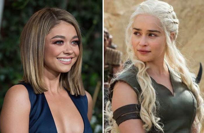 إميليا كلارك وسارة هايلاند