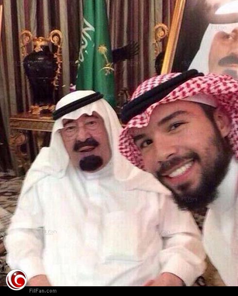 الملك عبد الله وحفيده