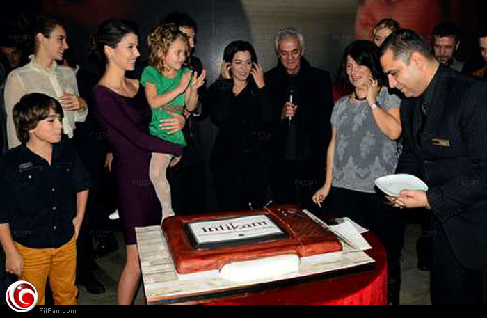 بيرين أثناء الاحتفال