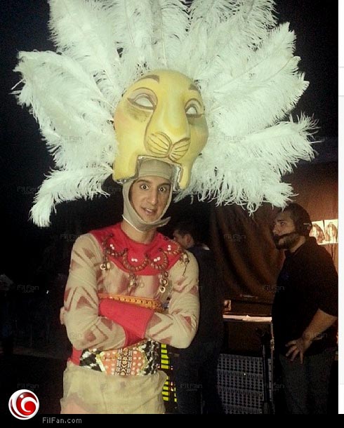 عبد الله في زي الأسد