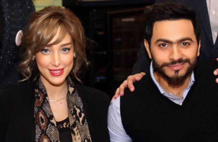 تامر حسني وبسمة بوسيل