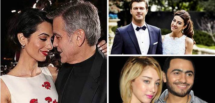 كيفانش وباشاك و جورج كلوني وأمل علم الدين وتامر حسني وبسمة بوسيل