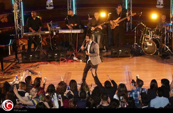 تامر حسني في حفل لندن