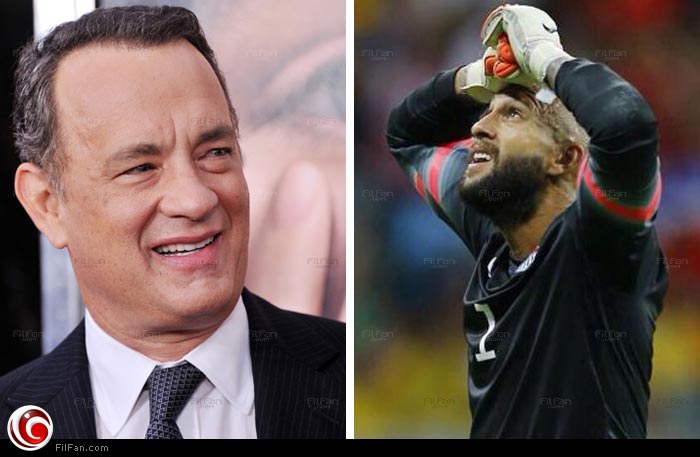 تيم هاوارد حارس مرمى أمريكا وتوم هانكس 