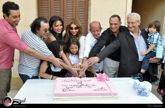 رانيا تحتفل ببدء تصوير &quot;تراللي&quot;