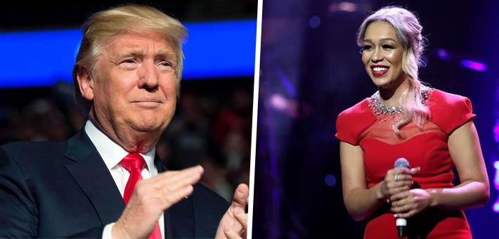 ريبيكا فيرجسون ودونالد ترامب