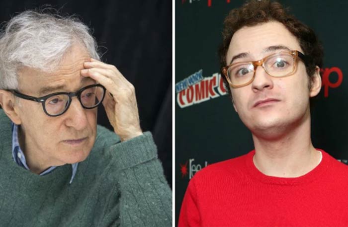 الممثل جريفين نيومان والمخرج وودي آلن