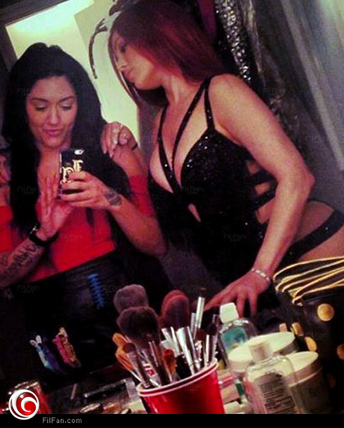 هيفاء في كواليس الكليب الجديد