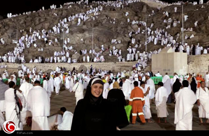 ياسمين عبد العزيز في جبل عرفات