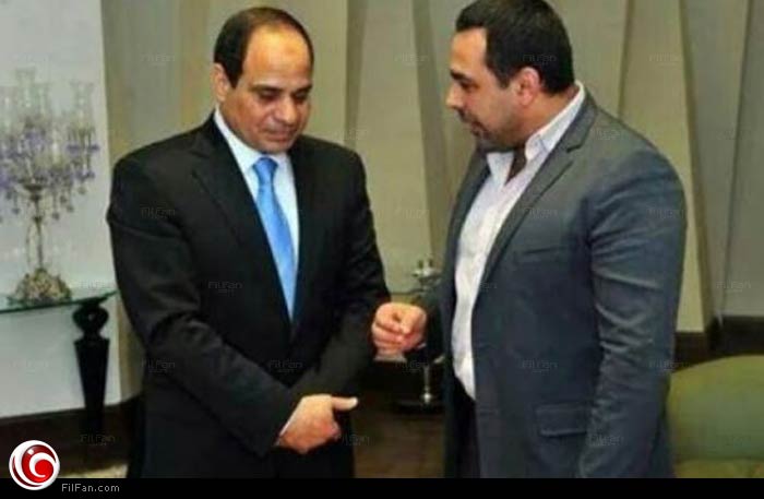 يوسف الحسيني مع الرئيس عبد الفتاح السيسي