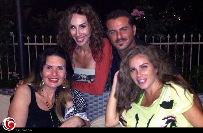 يوسف وورد مع يسرا ونيكول سابا