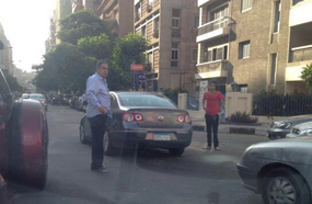 سامي العدل اثناء تنظيم المرور