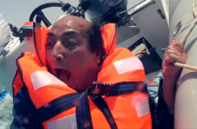 عبدد الله مشرف ضحية رامز قرش البحر