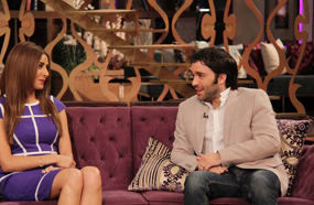 شريف وزوجته ريهام أيمن في برنامج &quot;معكم&quot;